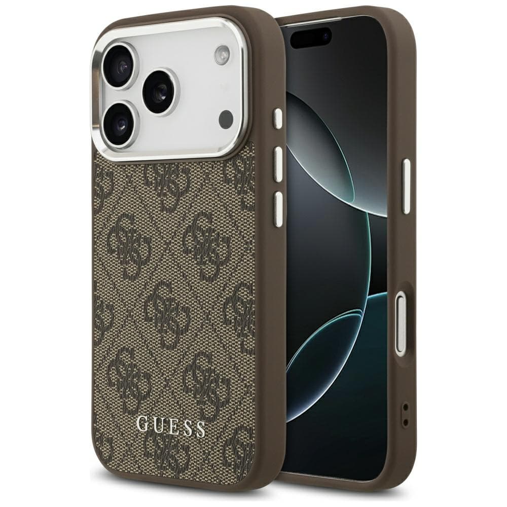 Guess Hardcase 4G Classic Logo MagSafe iPhone 17 Pro Max hnědý - náhled 1