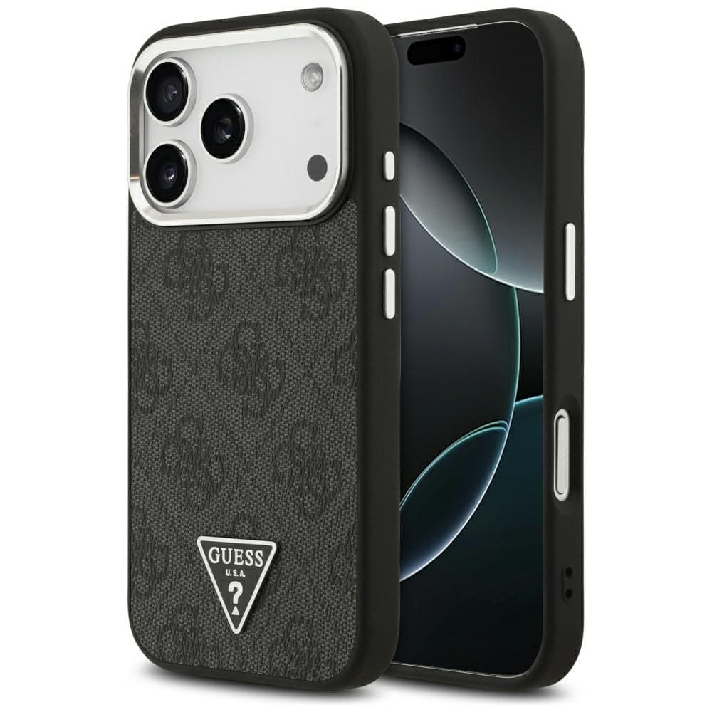 Guess Hardcase 4G Triangle Logo MagSafe iPhone 17 Pro černý - náhled 1