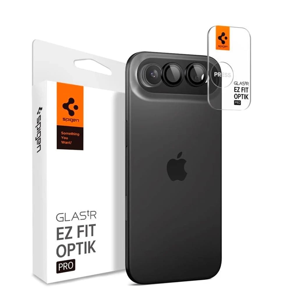 Spigen Optik.tR EZ Fit Pro sklo na kameru (2 ks) iPhone 17 Air černá - náhled 1