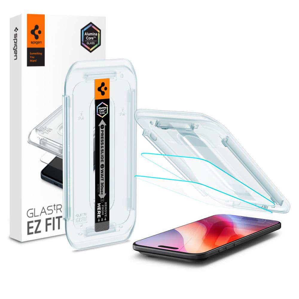 Spigen Glas.tR EZ-FIT (2 balení) iPhone 17 Air průhledný - náhled 1