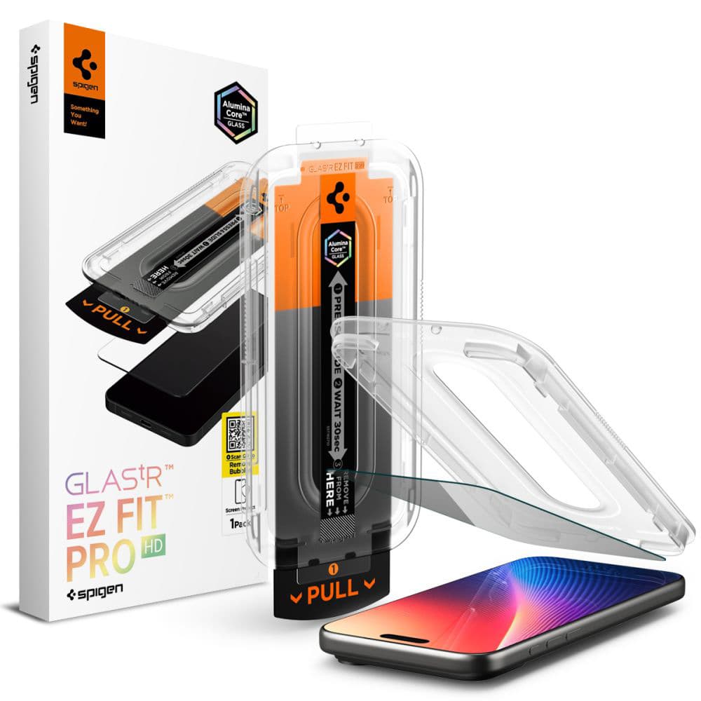 Spigen Glas.tR EZ-FIT Pro pro iPhone 16 Pro iPhone 17 iPhone 17 Pro Privacy - náhled 1