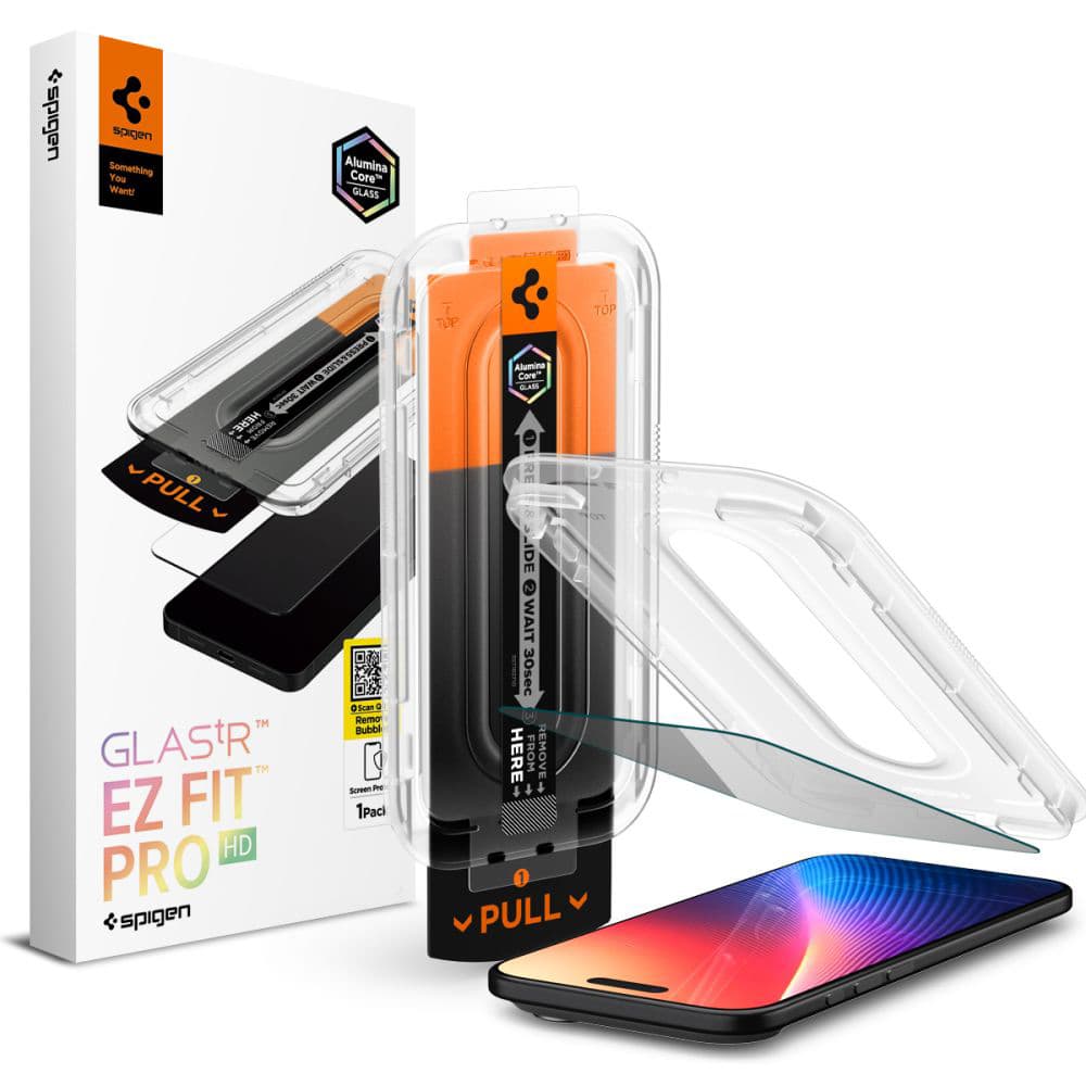 Spigen Glas.tR EZ-FIT Pro iPhone 17 Air Privacy černá - náhled 1