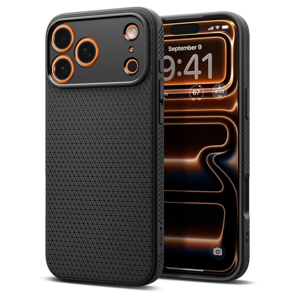 Spigen Liquid Air pro iPhone 17 Pro Max matně černý - náhled 1