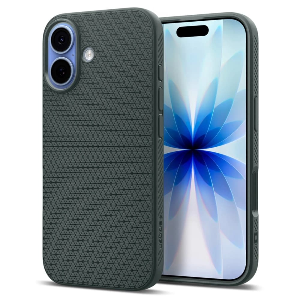 Spigen Liquid Air iPhone 17 v zelené barvě Abyss - náhled 1
