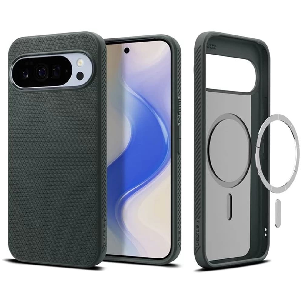 Spigen Liquid Air MagSafe Google Pixel 10 Pro XL v zelené Abyss - náhled 1
