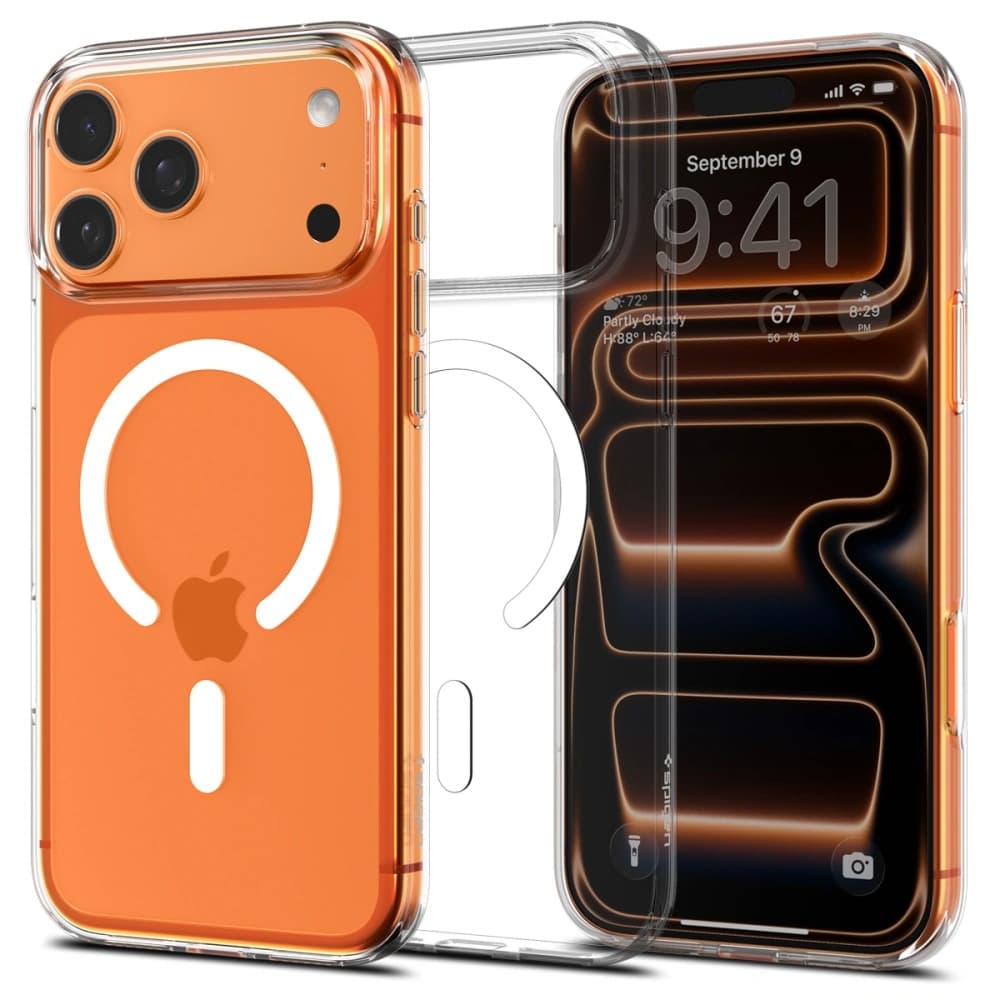 Spigen Liquid Crystal MagSafe iPhone 17 Pro průhledný bílý - náhled 1