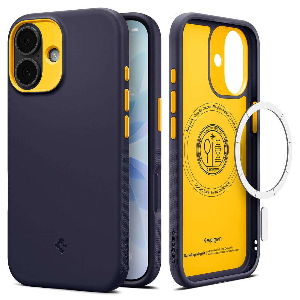 Spigen Caseology Nano Pop MagSafe iPhone 17 Borůvkově námořnická - náhled 1