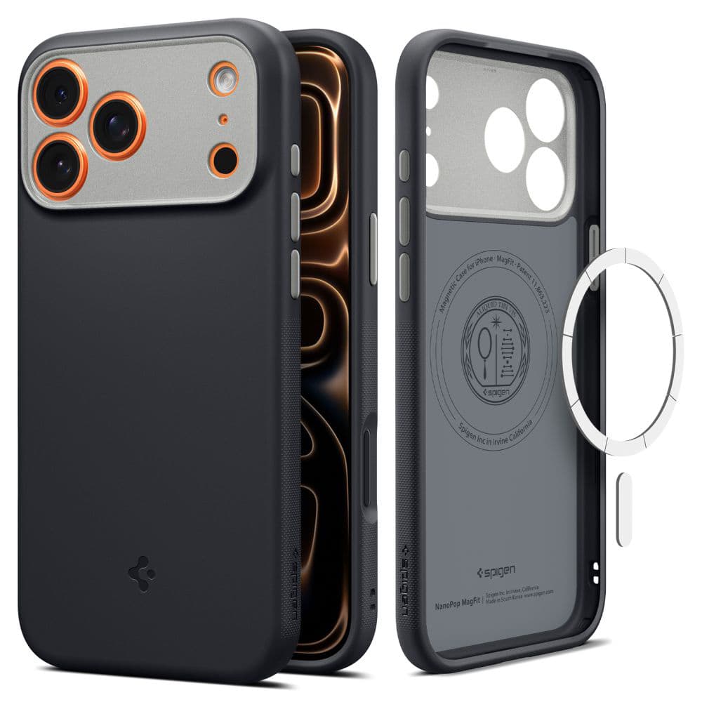 Spigen Caseology Nano Pop MagSafe pro iPhone 17 Pro černý sezam - náhled 1
