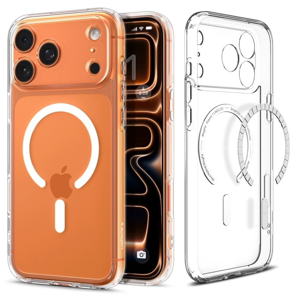 Spigen Ultra Hybrid MagSafe pro iPhone 17 Pro čirý bílý - náhled 1