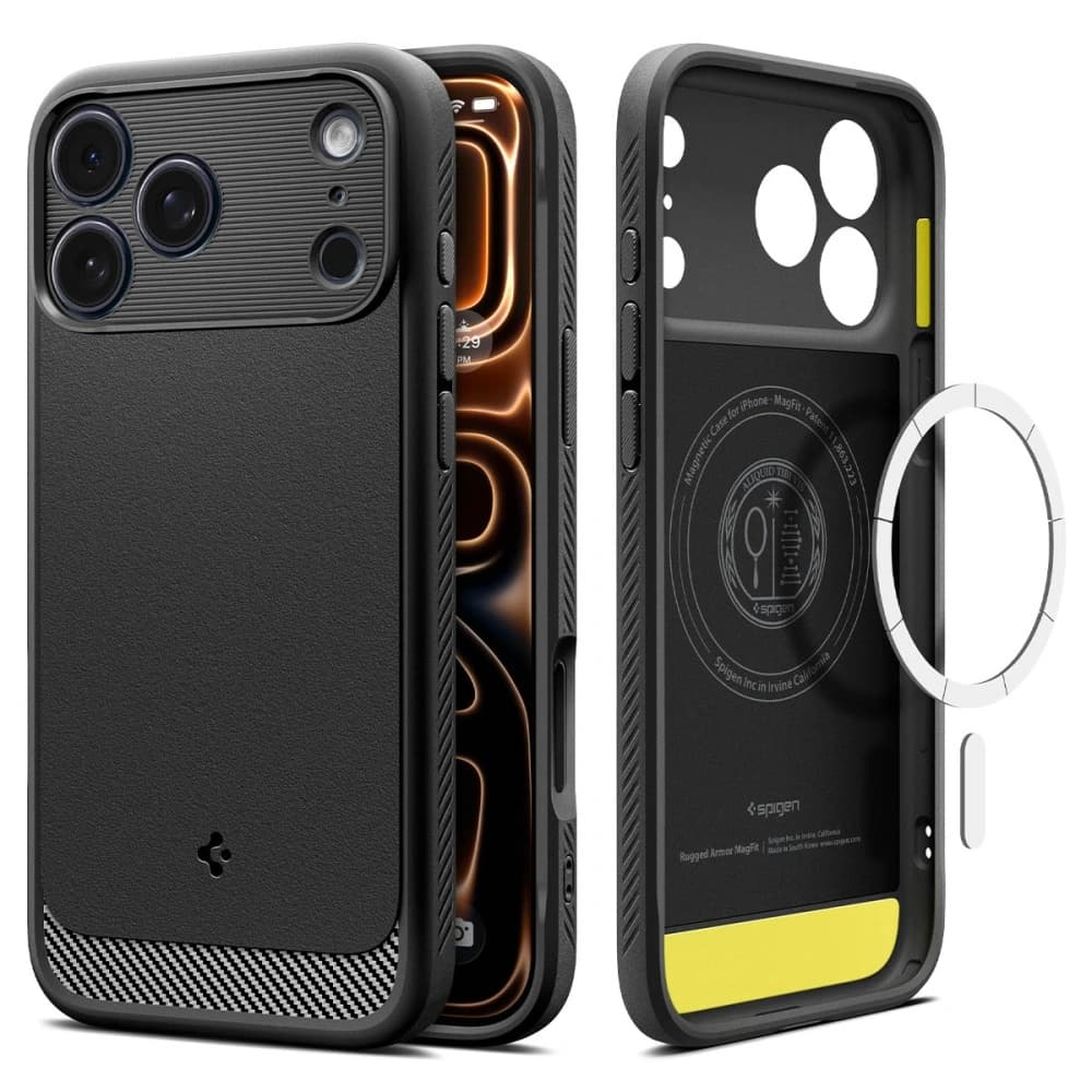 Spigen Rugged Armor MagSafe pro iPhone 17 Pro Max matná černá - náhled 1