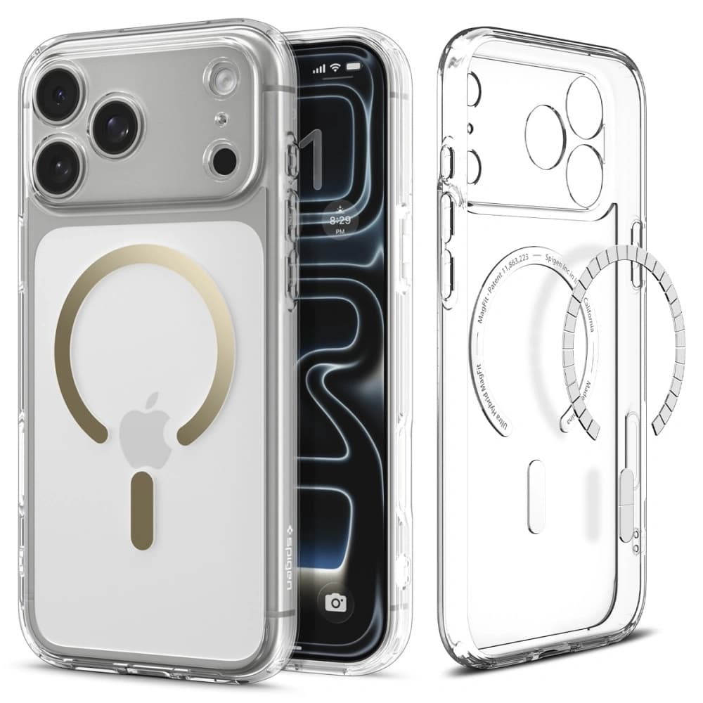 Spigen Ultra Hybrid MagSafe iPhone 17 Pro čirý zlatý - náhled 1