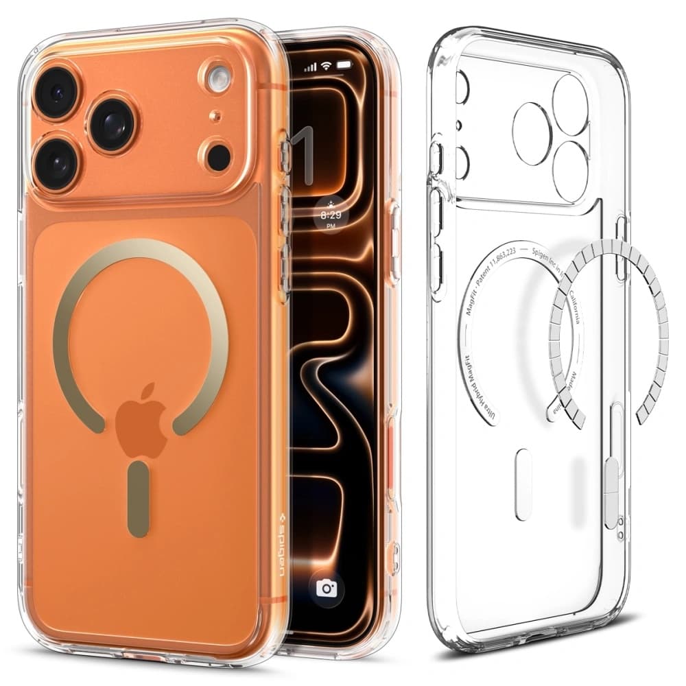 Spigen Ultra Hybrid MagSafe iPhone 17 Pro Max čirý zlatý - náhled 1