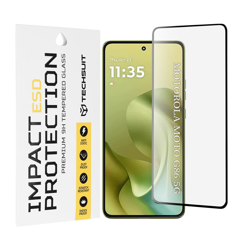 Techsuit ESD sklo Motorola Moto G86 G86 Power černé - náhled 1