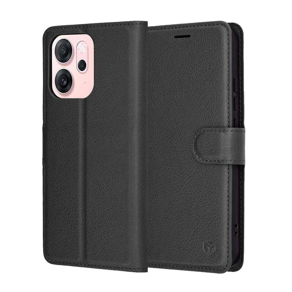 Pouzdro Techsuit Leather Folio pro Oppo Reno14 F / Reno14 FS 5G černé - náhled 1
