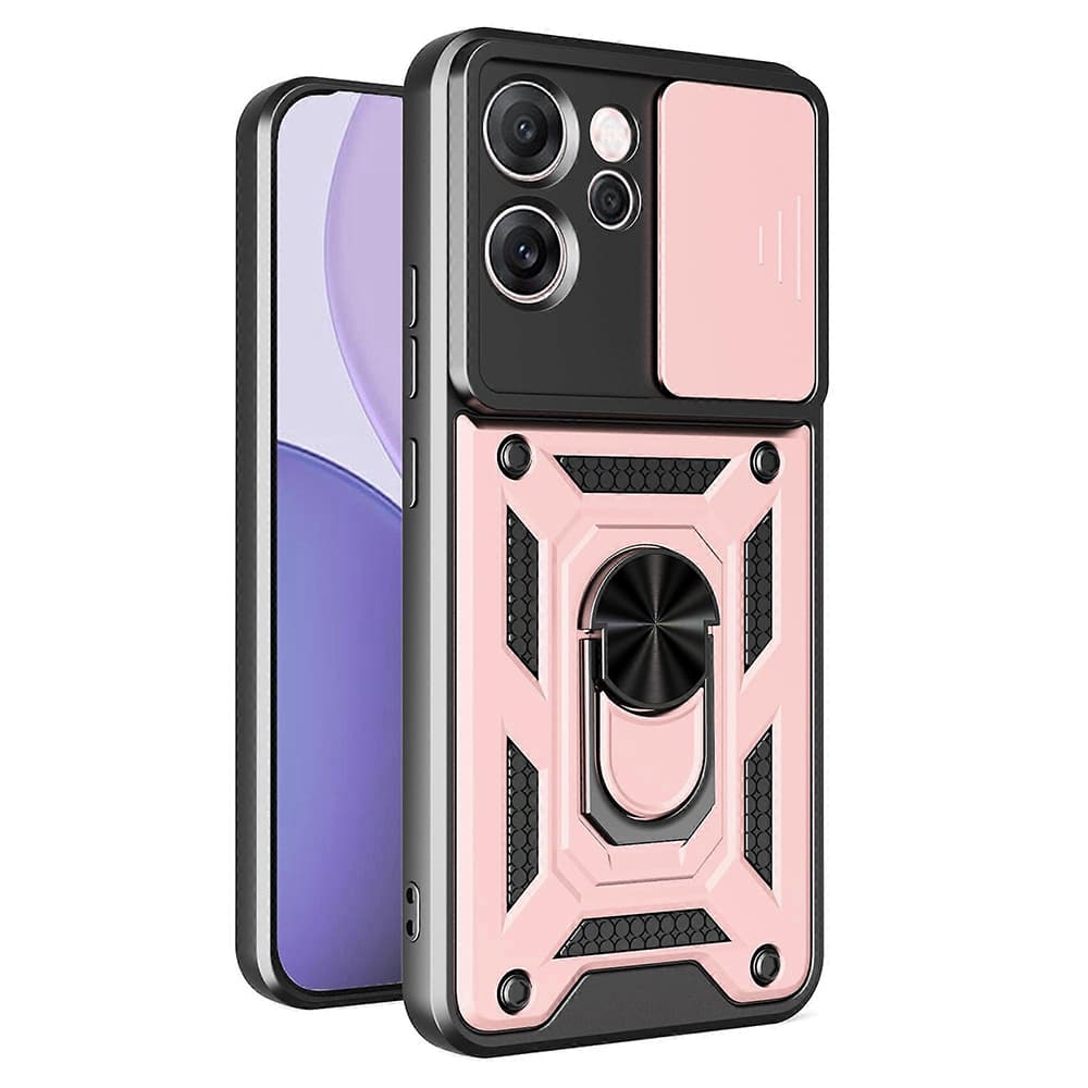 Techsuit CamShield Series pro Oppo Reno14 F / Reno14 FS 5G růžově zlatý - náhled 1
