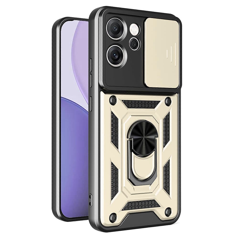 Techsuit CamShield Series pro Oppo Reno14 F / Reno14 FS 5G zlatý - náhled 1
