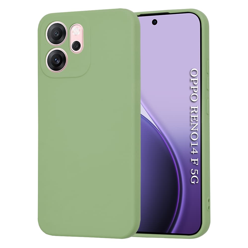 Techsuit SoftFlex pro Oppo Reno14 F Reno14 FS 5G mátově zelená - náhled 1