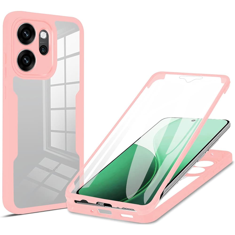 Techsuit ColorVerse 360 Series + Ochranné sklo Oppo Reno14 F / Reno14 FS 5G Růžová - náhled 1