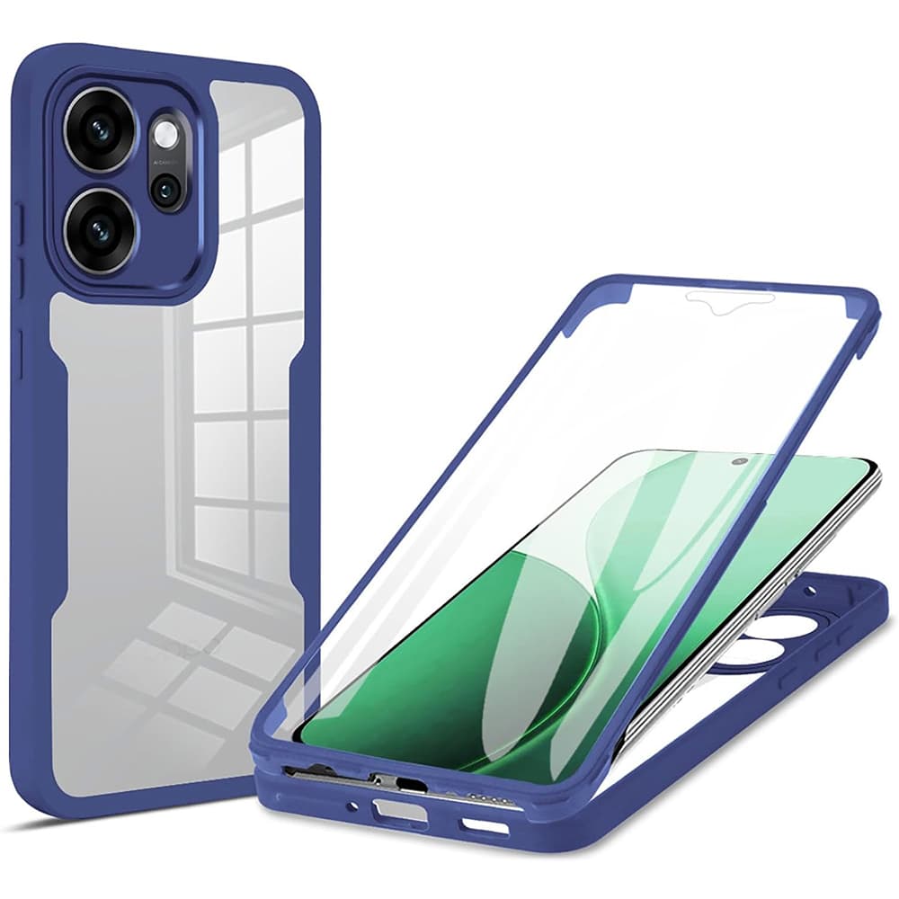 Techsuit ColorVerse 360 Series + Ochranné sklo pro Oppo Reno14 F / Reno14 FS 5G modrá - náhled 1