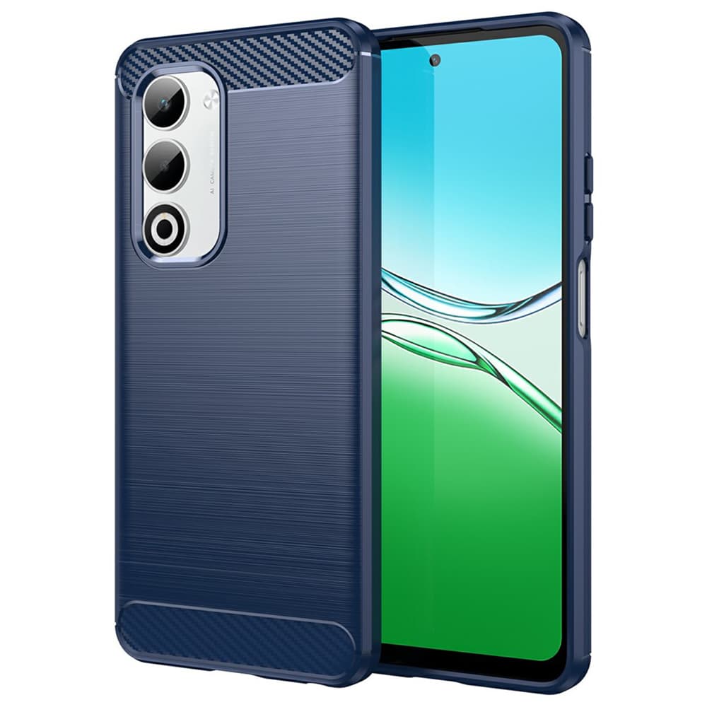Techsuit Carbon Silicone pro Oppo A5 4G A5 5G modrý - náhled 1