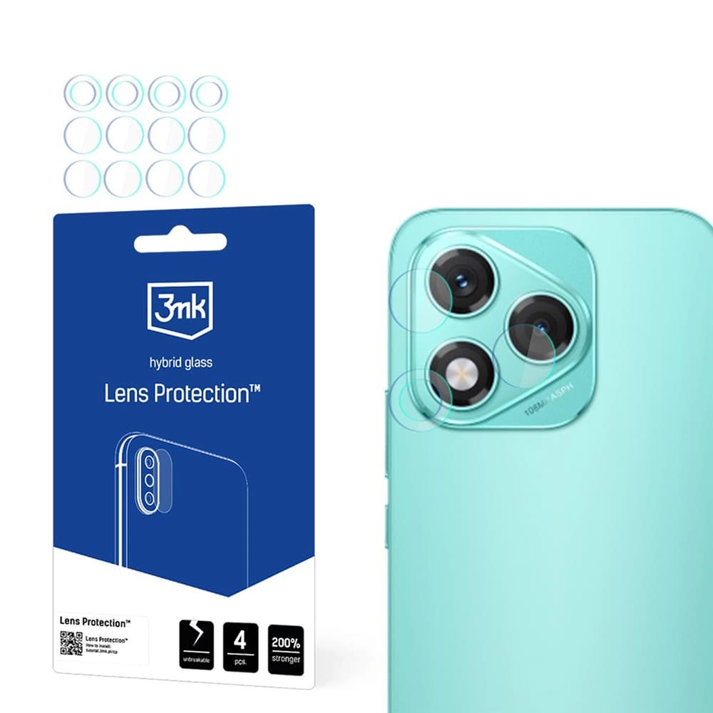 3mk Ochrana objektivu (4 ks) Honor 400 Lite Čirá - náhled 1