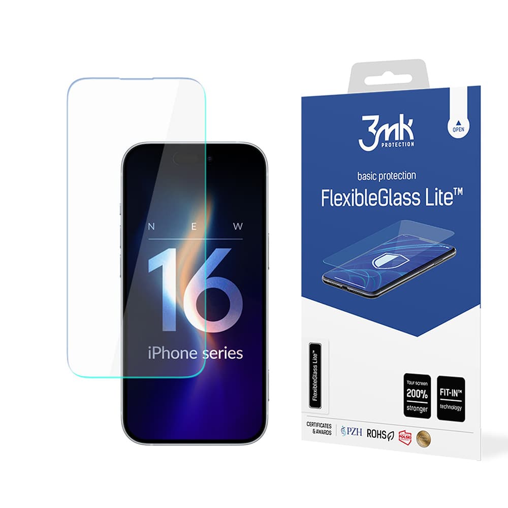 3mk FlexibleGlass Lite iPhone 16 Pro Max průhledný - náhled 1