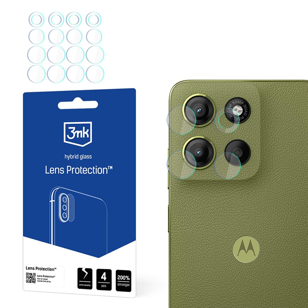 3mk Lens Protection 4 ks Motorola Moto G15 G15 Power průhledná - náhled 1