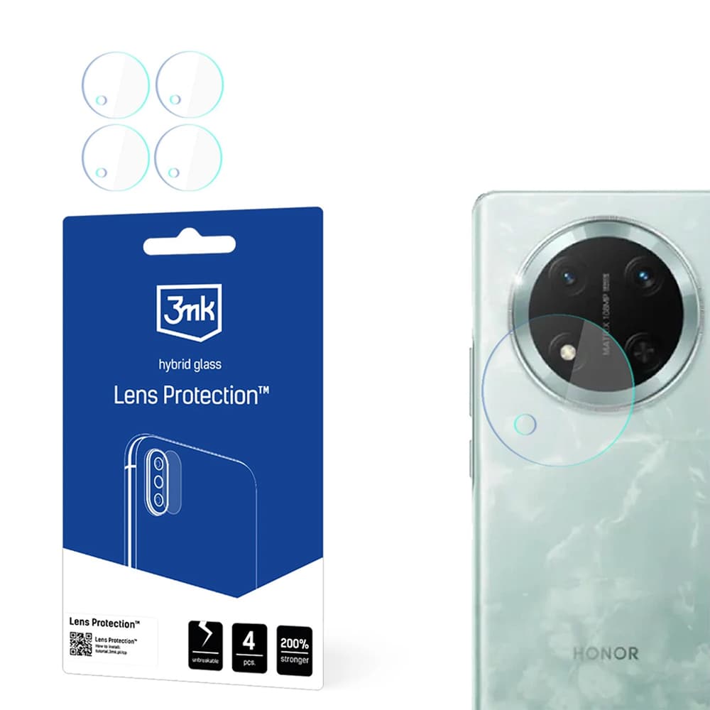 3mk Lens Protection 4 ks Honor Magic7 Lite X9c průhledný - náhled 1