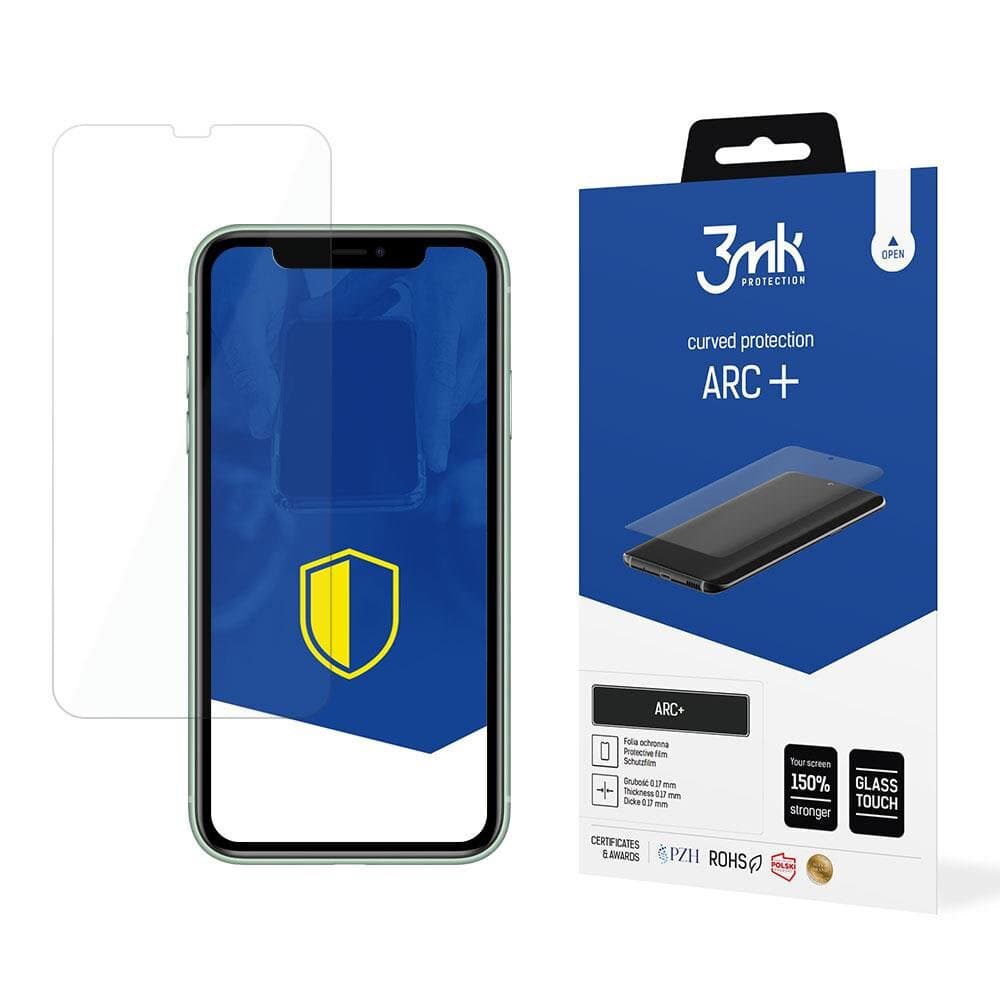 Ochranná fólie 3mk ARC+ iPhone 11 průhledná - náhled 1