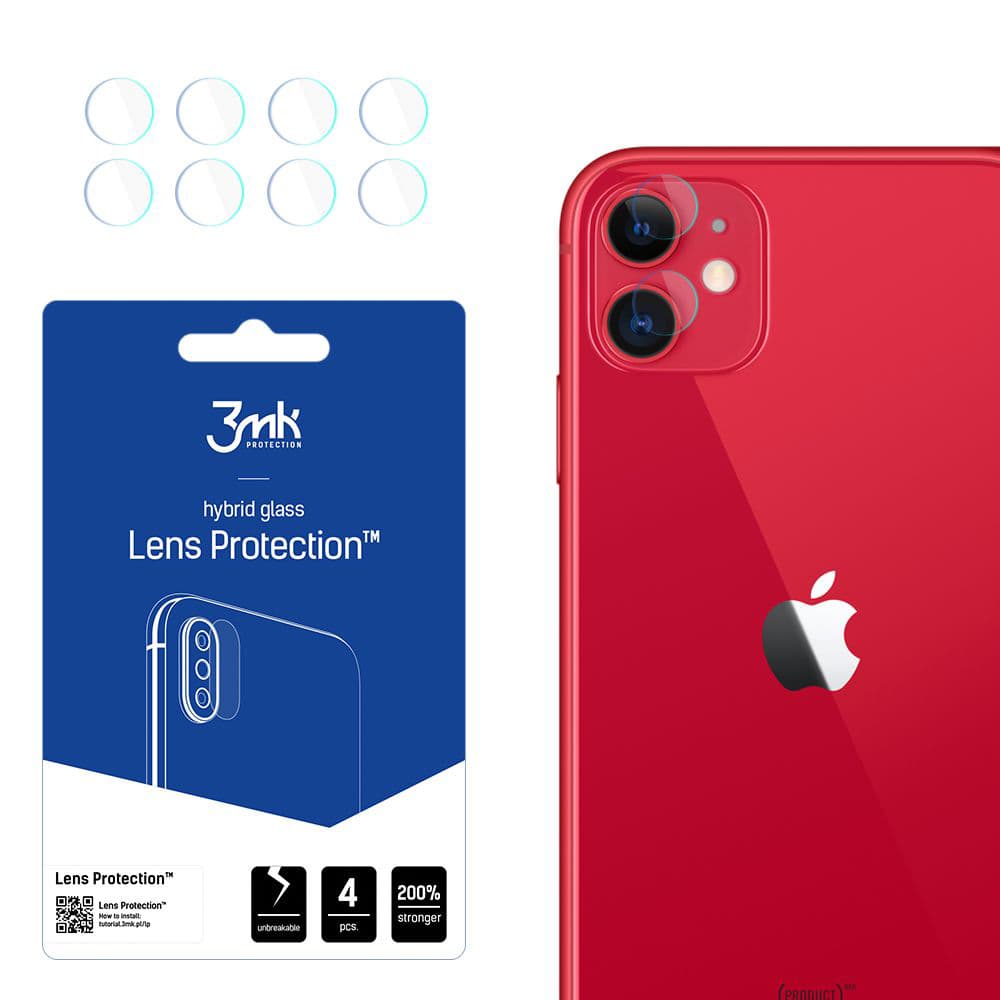 3mk Lens Protection (4 pack) iPhone 11 průhledný - náhled 1