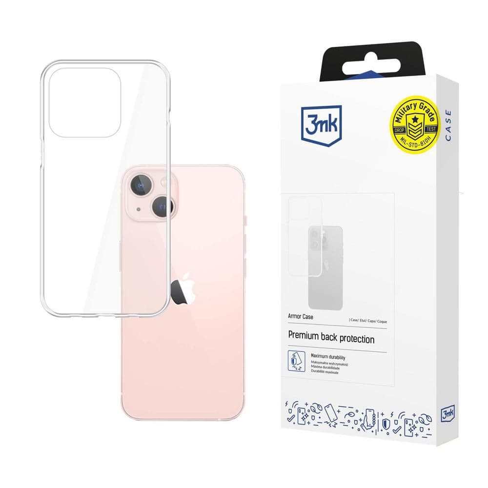 3mk Armor Case iPhone 14 Průhledný