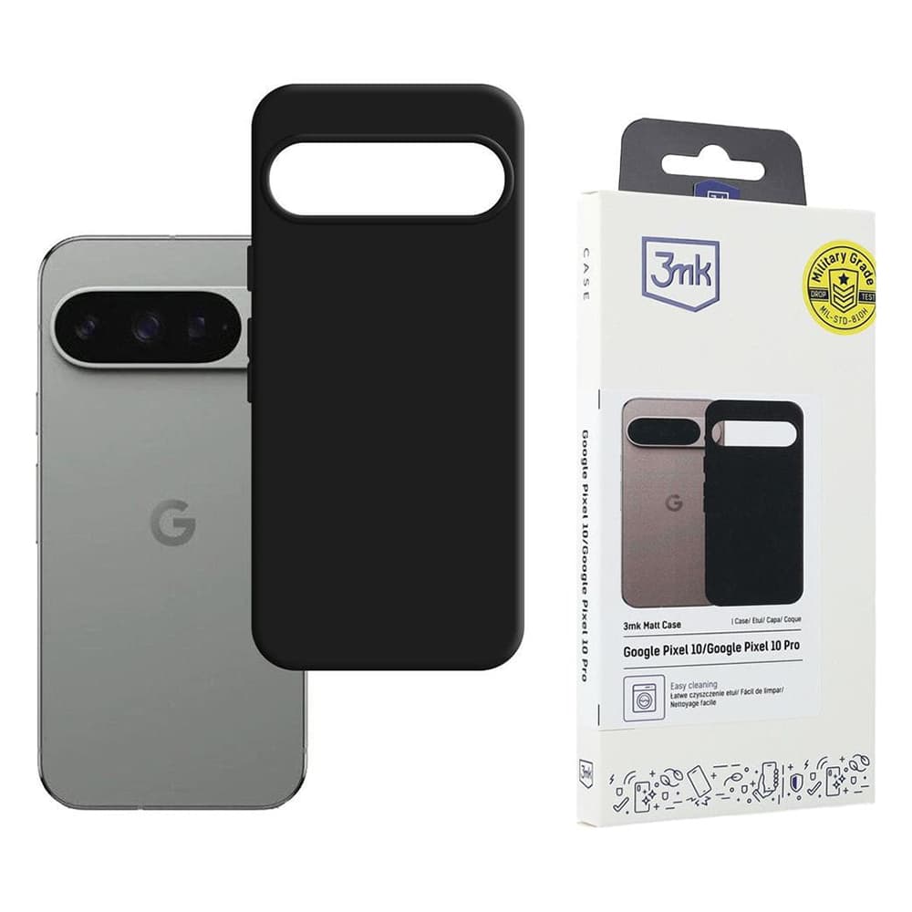 3mk Matt Case pro Google Pixel 10 / 10 Pro černý - náhled 1