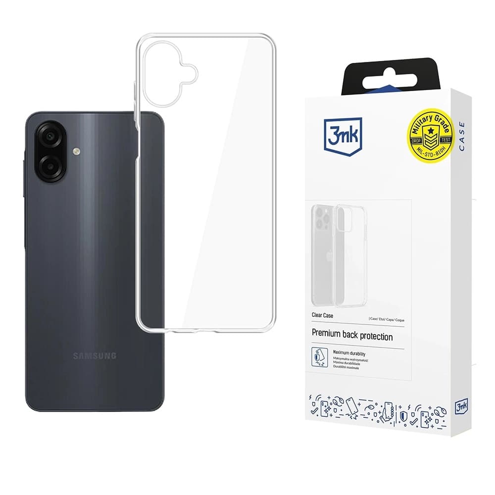 3mk Clear Case Samsung Galaxy A07 4G Průhledný
