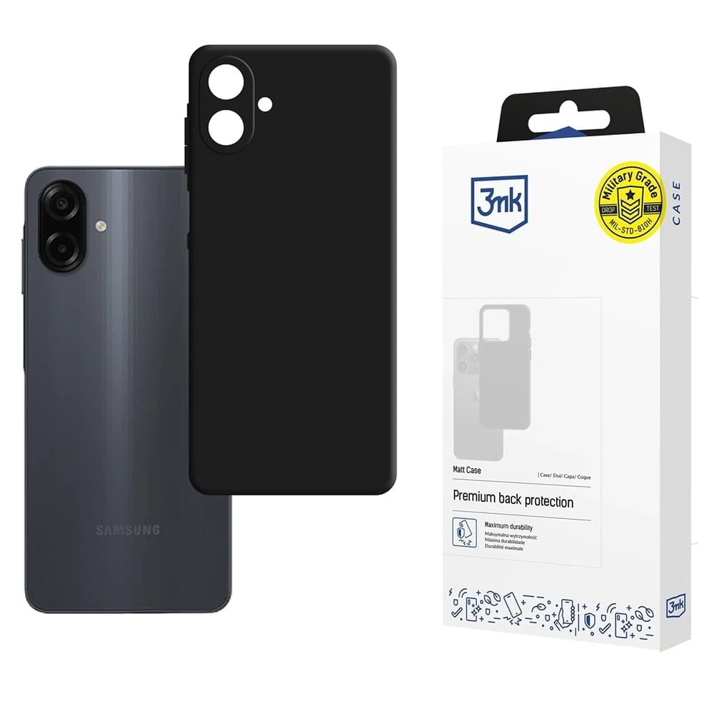 3mk Matt Case pro Samsung Galaxy A07 4G černý - náhled 1