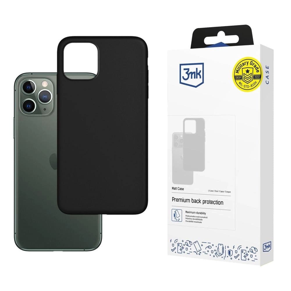 3mk Matt Case pro iPhone 12 Pro iPhone 12 černý - náhled 1