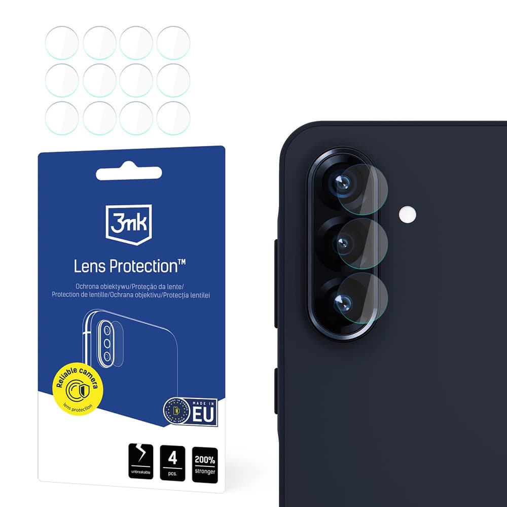 3mk Lens Protection (4 pack) Samsung Galaxy A56 5G čirý - náhled 1