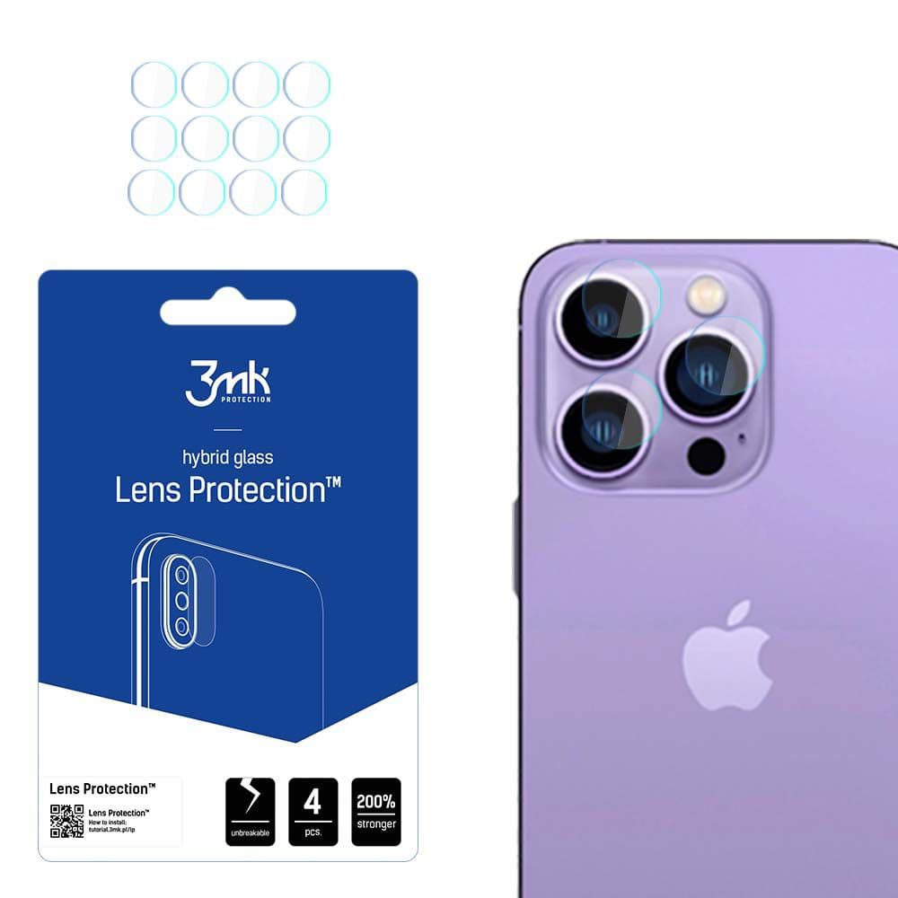3mk Lens Protection (4 ks) iPhone 14 Pro Max iPhone 14 Pro čirý - náhled 1
