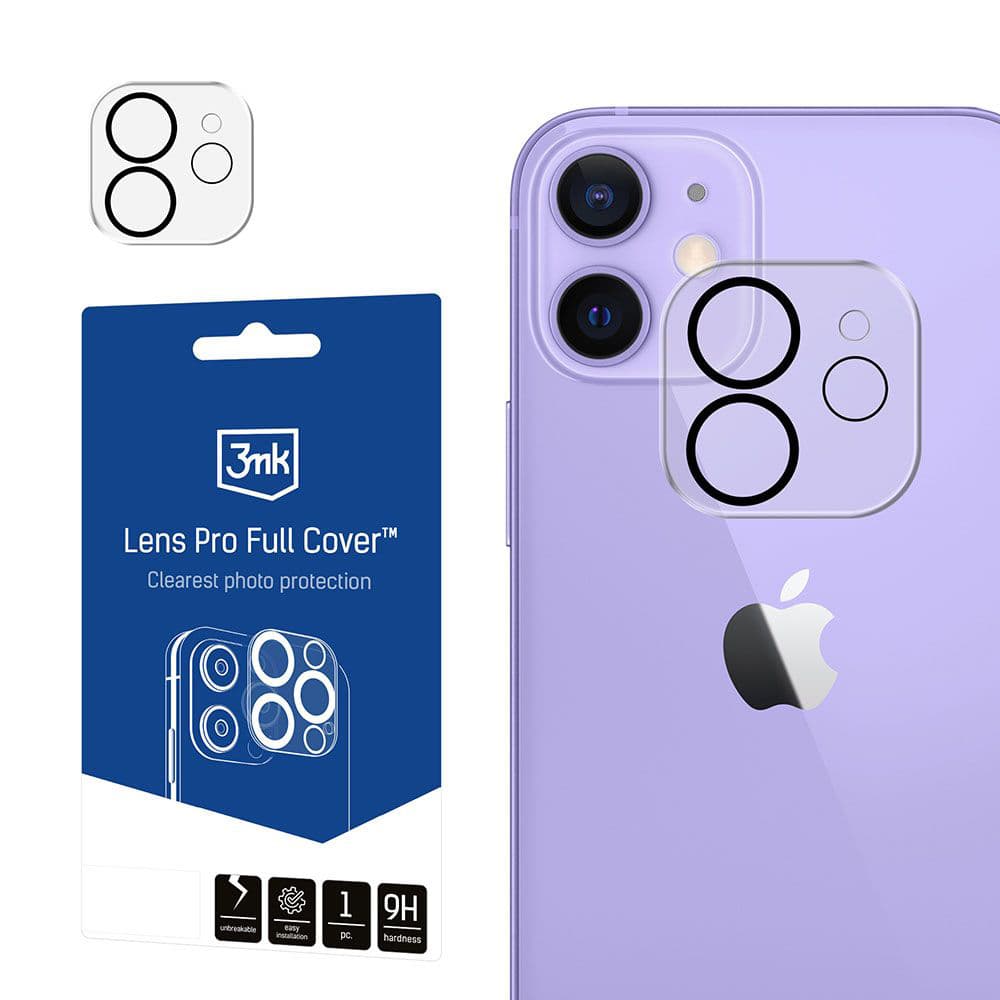 3mk Lens Protection iPhone 12 průhledný - náhled 1