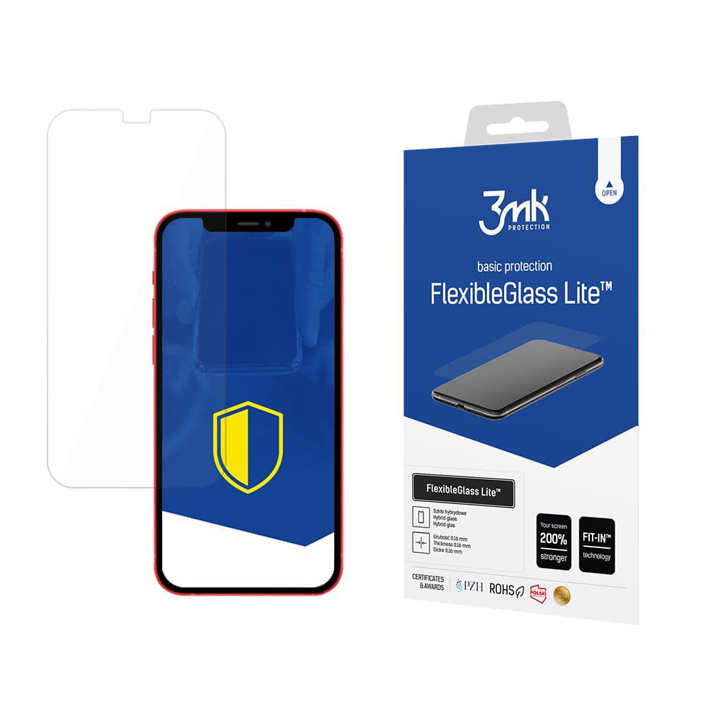 3mk FlexibleGlass Lite iPhone 12 Pro iPhone 12 průhledné sklo - náhled 1