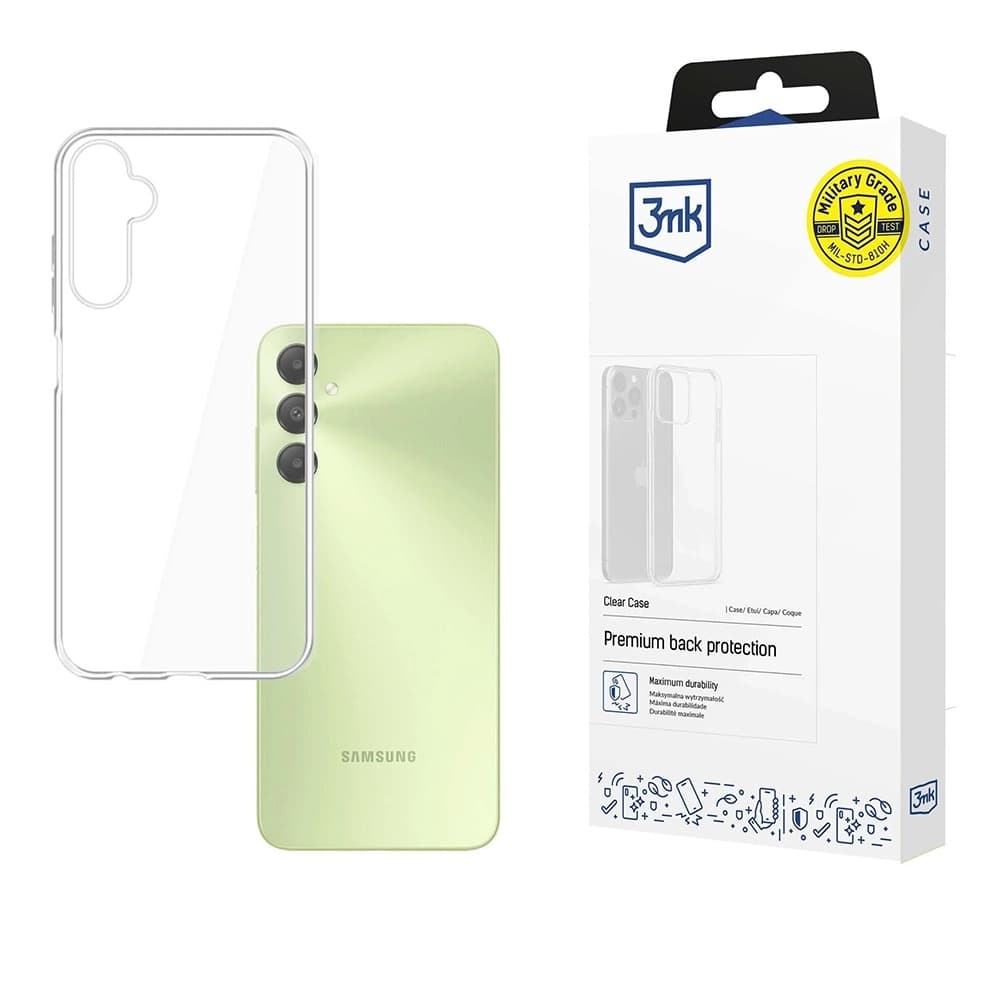3mk Clear Case pro Samsung Galaxy A05s Průhledný - náhled 1