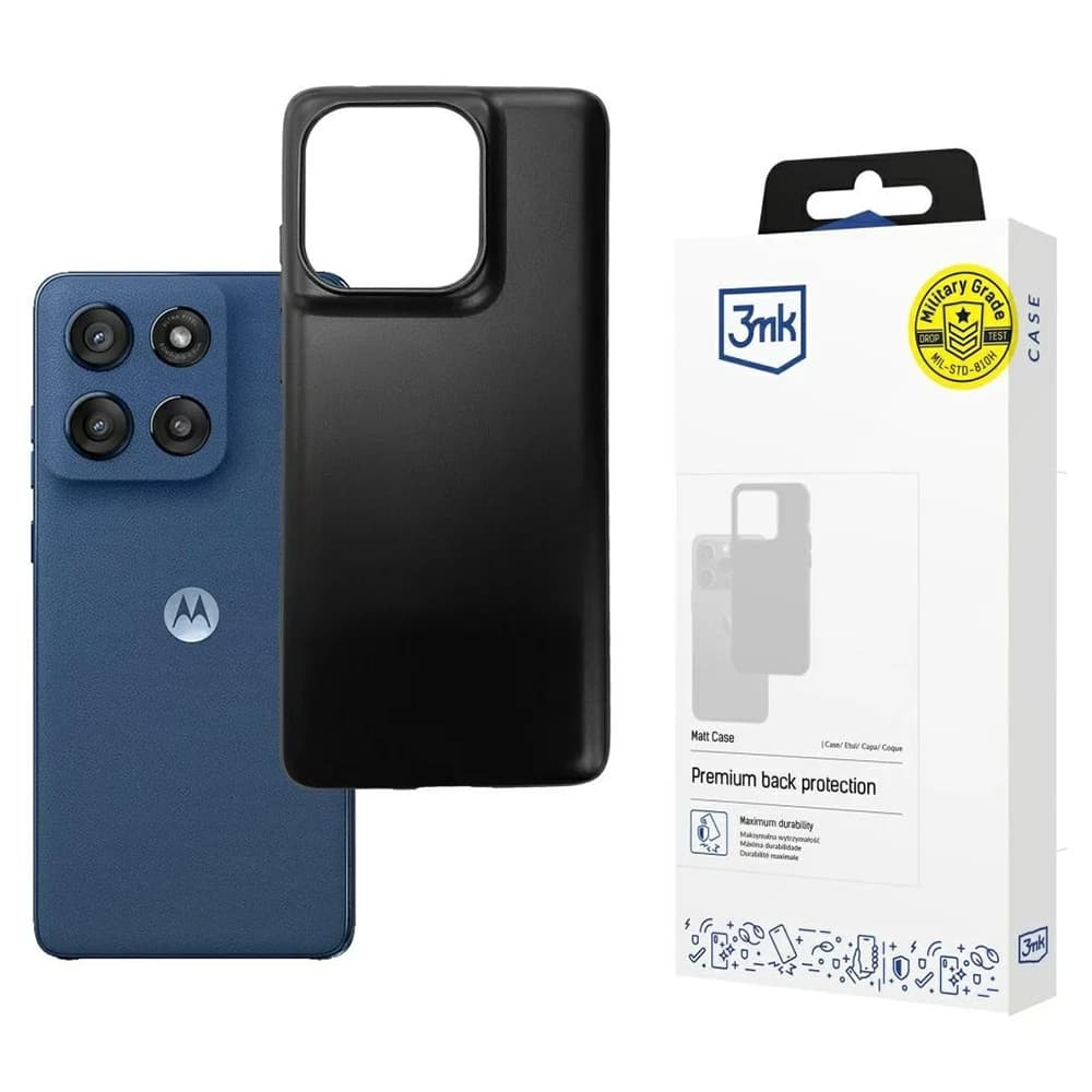 3mk Matt Case pro Motorola Moto Edge 60 Edge 60 Fusion černý - náhled 1