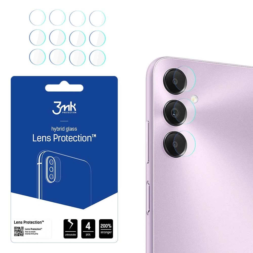 3mk Lens Protection (4 ks) Samsung Galaxy A05s průhledná - náhled 1