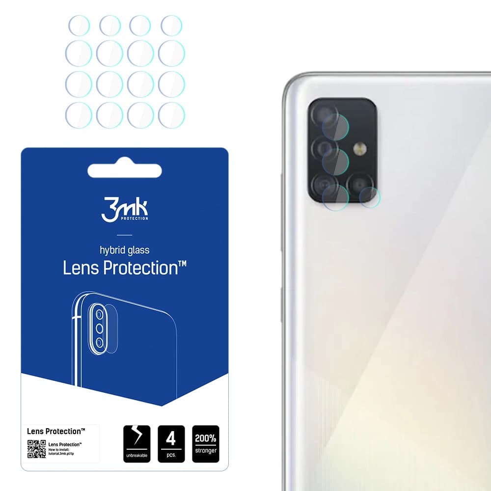 3mk Lens Protection (4 ks) Samsung Galaxy A52 4G A52 5G A52s 5G čirý - náhled 1