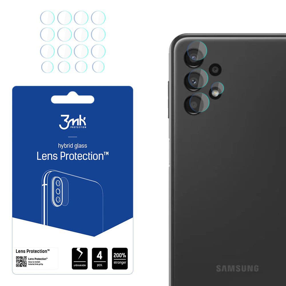 3mk Lens Protection (4 pack) Samsung Galaxy A13 4G čirý - náhled 1