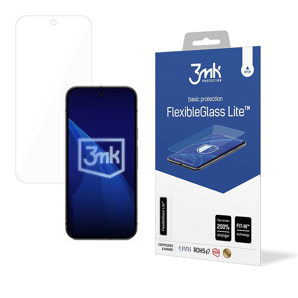 3mk FlexibleGlass Lite Google Pixel 10 / Pixel 10 Pro průhledné sklo - náhled 1