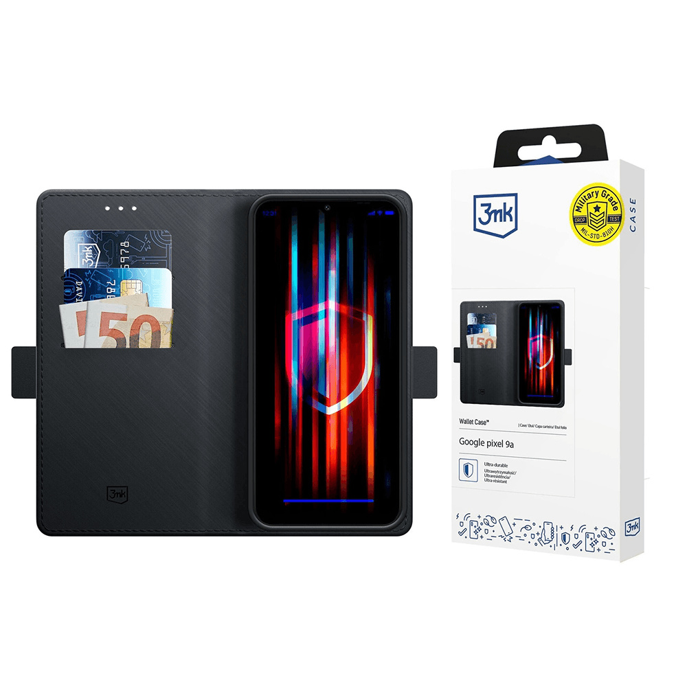 Pouzdro na peněženku 3mk pro Google Pixel 9a černé - náhled 1