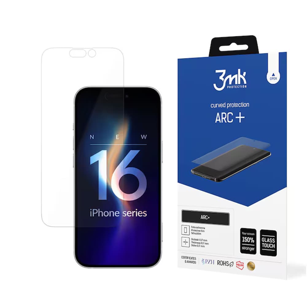 Ochranná fólie 3mk ARC+ iPhone 16 Pro čirá - náhled 1