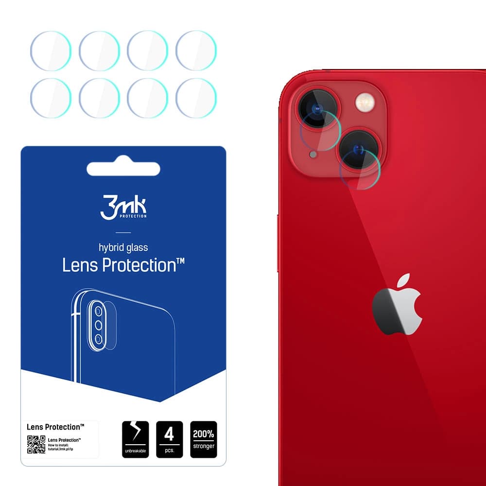 3mk Lens Protection (4 pack) iPhone 13 průhledný - náhled 1