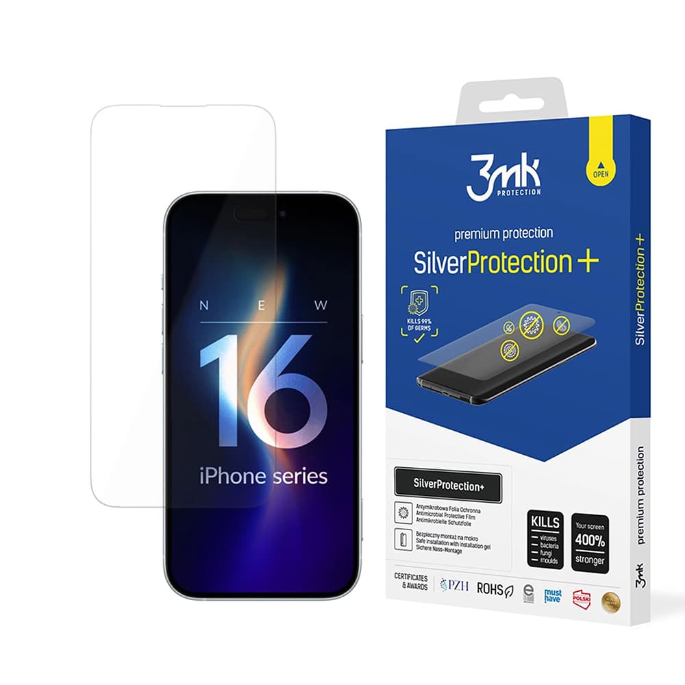 3mk SilverProtection+ fólie iPhone 16 Pro čirá - náhled 1