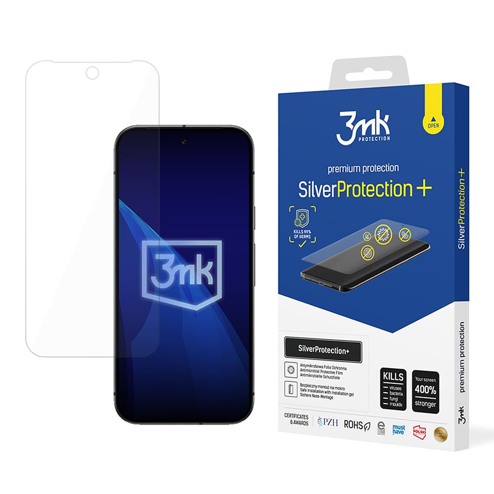 3mk SilverProtection+ fólie Google Pixel 9a čirá - náhled 1